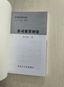 公司犯罪初论