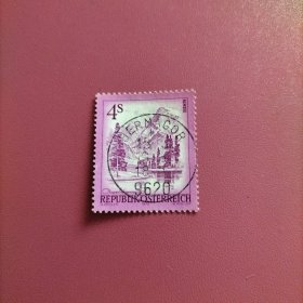 奥地利信销邮票 1973年 美丽的奥地利 风光 1枚（库存 5 )