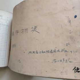 烟台老账本：牟平县玉林店公社张家庄【1964年，厚册】