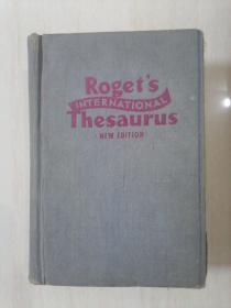 Rogets International Thesaurus（罗格特国际成语字典）