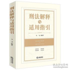 刑法解释与适用指引 马飞编著 法律出版社