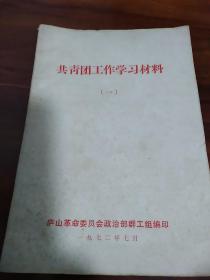 共青团工作学习材料