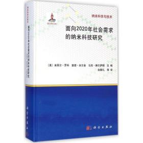 纳米科学与技术：面向2020年社会需求的纳米科技研究