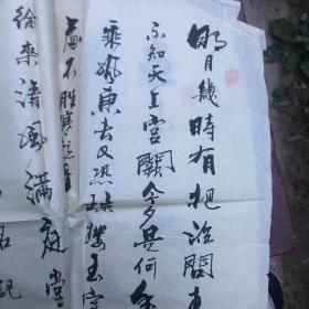 宣纸书法两幅
