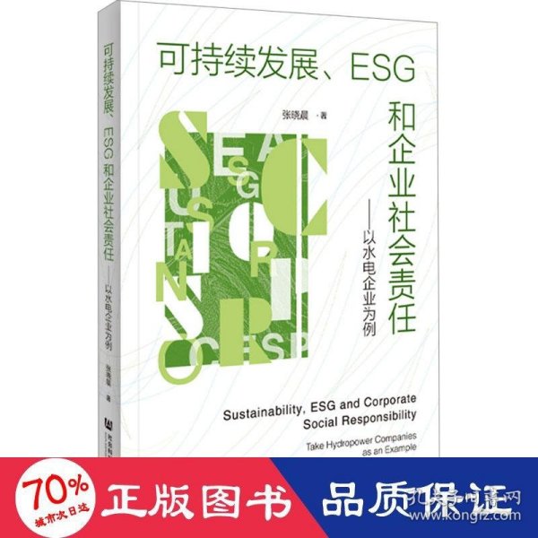 可持续发展、ESG和企业社会责任：以水电企业为例