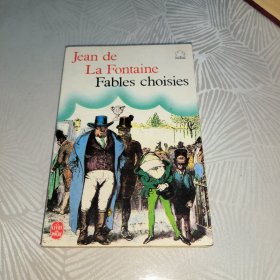 法文原版 jean de la fontaine fables choisies 让·德 拉封丹寓言精选 内有插画