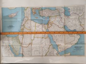National Geographic国家地理杂志地图系列之1978年9月 Middle East 中东地图