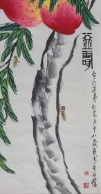 齐仁来《寿桃》