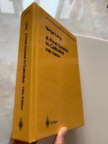 现货  A First Course in Calculus  英文原版 线性代数  Serge Lang 微积分入门   初等微积分教程
