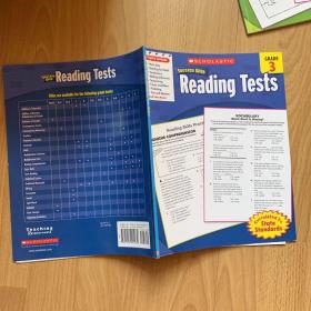 Scholastic Success with Reading Tests: Grade 3学乐成功系列练习册：三年级阅读测验