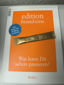 edition brand eins Was kann Dir schon passieren? 德文