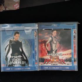 DVD   古墓丽影+古墓丽影2 简装 一碟装，两本合售