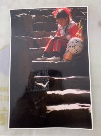 八十年代老照片 《童年时光》 陶剑秋 著名摄影家 （长17.2厘米Х11.6厘米）