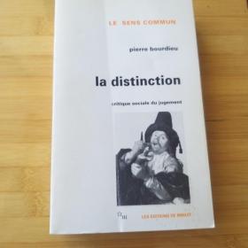 Bourdieu / La distinction. Critique sociale du jugement 布迪厄《区分 : 判断力的社会批判》 法语原版