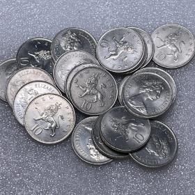 英国女王大版10便士硬币 单枚价格