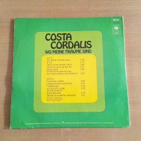 Costa Cordalis Vinyl Wo Meine Trume Sind（黑胶唱片）