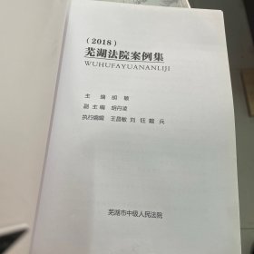 案例集———芜湖法院案例集（2018）