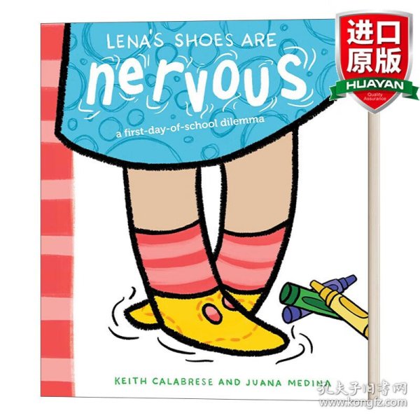 英文原版 Lena's Shoes Are Nervous  紧张的鞋子  精装 英文版 进口英语原版书籍