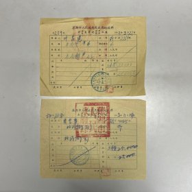 房屋（地）产登记证件（缴款）收据
芜湖市人民政府大印 两张合售