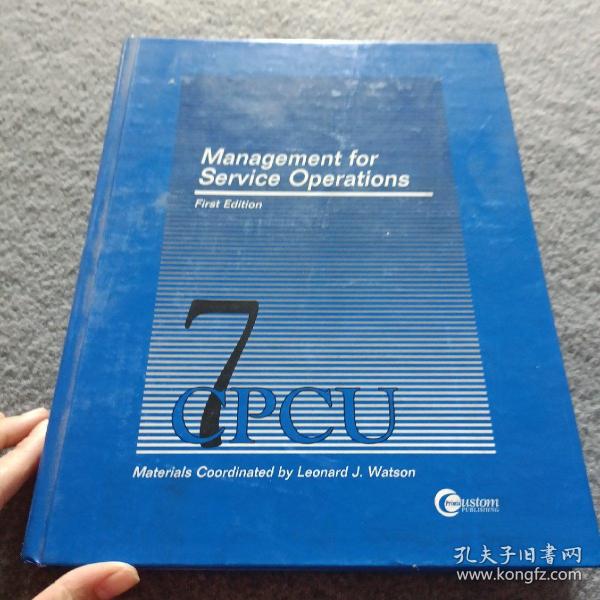 Management for Service Operations First Edition