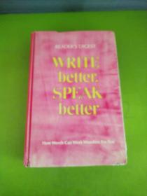 WRITE better.SPEAK bette