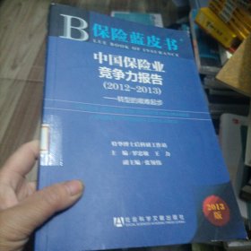 中国保险业竞争力报告（2012—2013）：转型的艰难起步（2013版）