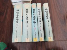 昭明文选译注（第1、2、3、5、6）5册合售，缺第4册