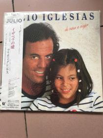 老黑胶LP唱片 胡里奥 julio iglesias 81年专辑 （未试听，不包音质）