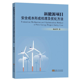 新能源项目安全成本形成机理及优化方法 9787564199210 杨太华 东南大学出版社