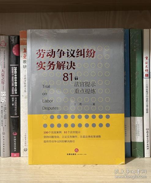 劳动争议纠纷实务解决：81个法官提示重点提炼（全新塑封）