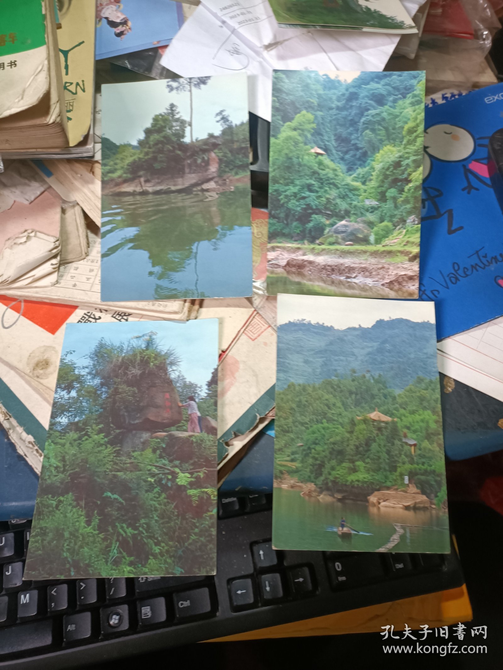 （明信片）成都风光 2一套8枚全+复品三张合售·