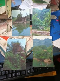 （明信片）成都风光 2一套8枚全+复品三张合售·