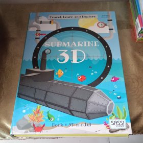 英文原版Travel Learn And Explore Submarine 3D潛艇模型書 科普