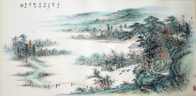 吴逸虹《聚宝盆》136*68厘米，得自作者本人