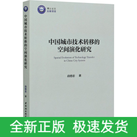 中国城市技术转移的空间演化研究