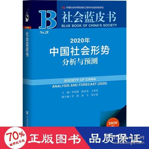 社会蓝皮书：2020年中国社会形势分析与预测