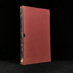 1962年，《英国文学简史》，数十幅插图，弗里欧书社出版，真皮脊精装16开带书匣