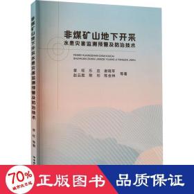 非煤矿山地下开采水患灾害监测预警及防治技术