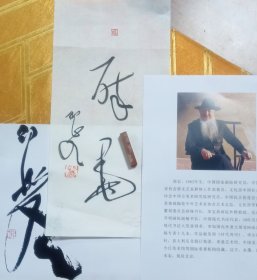 邵岩真迹:精品小印“醉墨”(含题，信封)特价