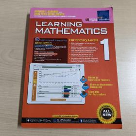 新加坡数学英文版 SAP LEARNING MATHEMATICS Book1 2019年新版 （英文原版 学习数学第一册）