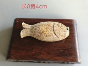 鸡骨白鱼挂件