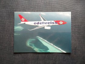 《外国集邮品收藏：欧洲1985年左右飞机空客A330-243巡航速度850公里/小时飞机客机明信片 商品如图》澜2402-19