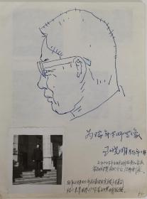 中国美协理事、吉林美协主席王晓明人物肖像（保真）