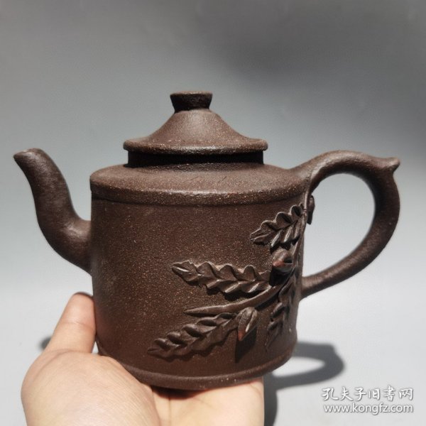 紫砂壶紫砂茶直筒壶 420cc