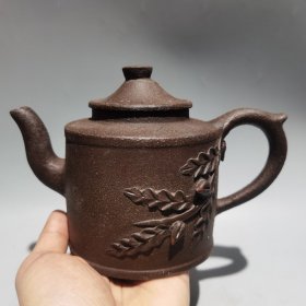 紫砂壶紫砂茶直筒壶 420cc