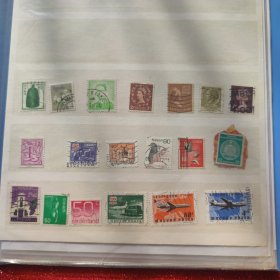 外国邮票19枚