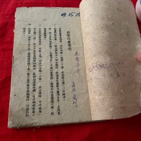 高级小学国语课本第二册冀区