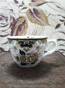 【茶事雅器0523】日本购回 瓷器陶器 日本日光瓷器双凤牌咖啡杯 红茶杯 口径8.5高6.1厘米