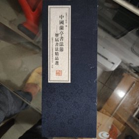 中国兰亭书法节——历届书法精品选【经折叠式宣纸印刷布面精装手折】
