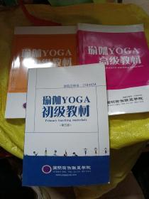 瑜伽YoGA高级，中级，初级教材三本合售